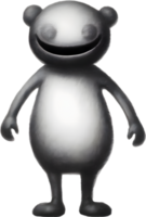 lápis esboços do uma fofa criatura. gerado por ai. png