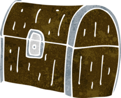cofre del tesoro de dibujos animados png