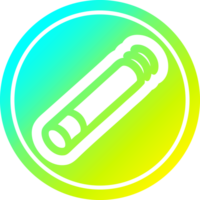 lit cigarette circular icon with cool gradient finish png