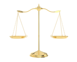 équilibre échelle isolé sur Contexte. 3d le rendu - illustration png