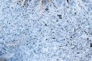 textura de hielo en el invierno. resumen antecedentes para diseño, fotografiado de cerca. foto