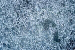 textura de hielo en el invierno. resumen antecedentes para diseño, fotografiado de cerca. foto