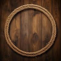 Circle made from Rope photo