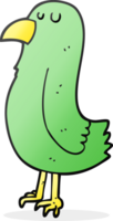 uit de vrije hand getrokken tekenfilm papegaai png