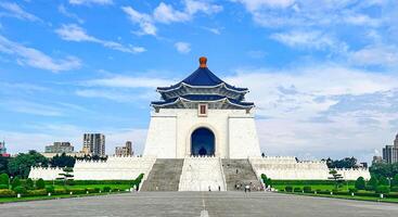 chiang kai-shek monumento salón. taiwán Taipéi. foto