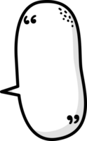 main dessiner griffonnage noir et blanc Couleur discours bulle ballon avec citation Des marques, icône autocollant note mot-clé planificateur texte boîte bannière png