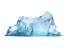 iceberg isolé sur transparent Contexte png