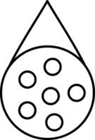 Water Borne Line Icon vector