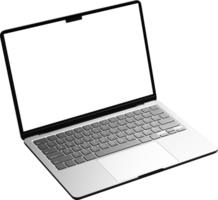 isoliert Laptop mit leeren Bildschirm png