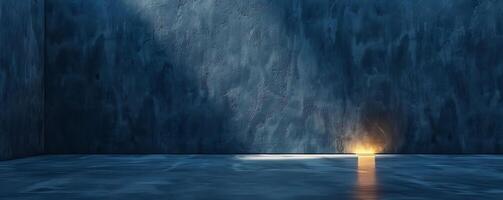 Dark Blue and Light Minimalistic Background for Presentation photo