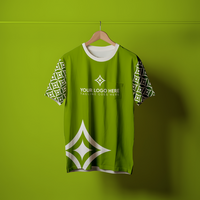 T Shirt on hanger mockup file psd