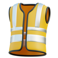 Safety vest 3D icon png