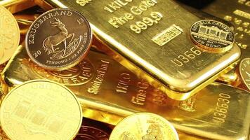 golden Riegel wie Hintergrund video