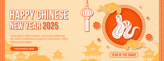 chinês Novo ano 2025 cumprimento social meios de comunicação cobrir psd