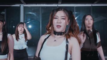 Dynamic Dance Performance in Modern Studio video