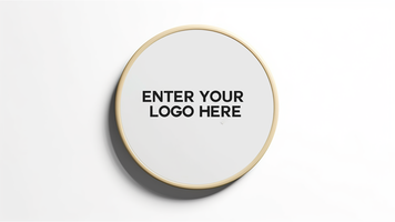 Logo design mockup psd