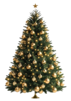 or ornementé Noël arbre, Couper en dehors - Stock . png