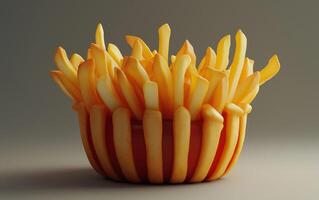 French Fry Crown with a Playful Royal Twist photo