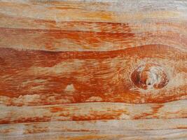 Old wooden table texture for vintage background. photo