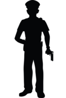 polícia Policial silhueta png