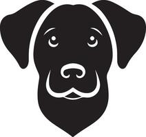 Dog Head Silhouette Art vector