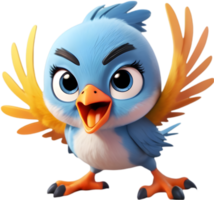 carino uccello clipart per inviti e carte. . png