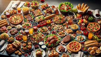 mille dollari buffet di internazionale cucina video