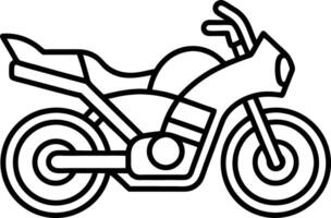 Racing Bike Linework vector