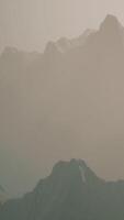 fog in the mountains of Norway video