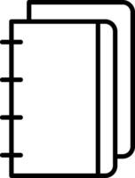 Notebook Icon Design Symbol vector