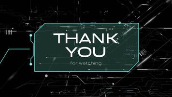 Animated Thank You Transparent Background. Suitable for Celebrations, Wishes, Events, Messages, holidays, and festivals. video