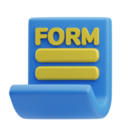 3d modulo icona illustrazione rendere png