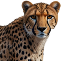 majestätisk gepard ClipArt idealisk för naturtema mönster. . png