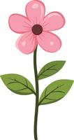 sweet cute simple gillyflower clipart vector