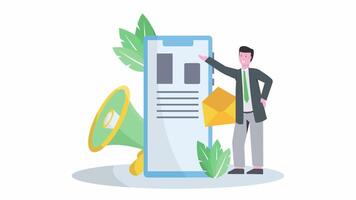 Affiliate Marketing Animation Scene video