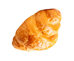 top visie van bruin croissant geïsoleerd in het dossier formaat png