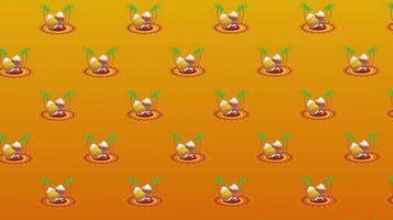 Animated Loop Pattern Festival Pongal video