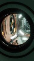 intérieur de la station spatiale internationale futuriste video