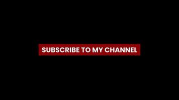 subscribe animation, subscribe to my channel , subscribe button motion graphics video