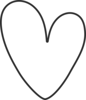 Kontur Herz gestalten png