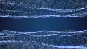 Sky Wave Particles. video