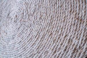 Hemp rope with circle photo