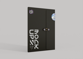 Office Map Folder Mockup psd
