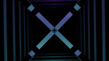 An Engaging Abstract Geometric Design Featuring a Variety of Vibrant Colors and Patterns. Design video