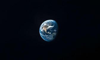 Earth, space, orbit, view, planet, sunlight, darkness, background, global, wallpaper photo