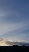 Beauty of dusk with this time lapse of the twilight sky. video
