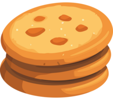 pilha do caseiro biscoitos ícone isolado png