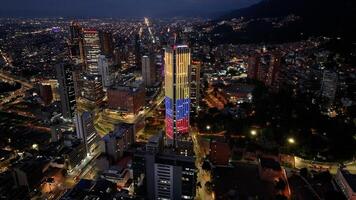 aéreo paisaje de bogota horizonte a bogota cundinamarca en Colombia.. famoso cinematográfico. foto