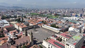 maravilloso plaza Delaware bolívar a bogota cundinamarca Colombia.. ciudad escena. foto