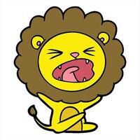 cartoon lion throwing tantrum creative drawing video